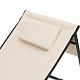 Linder Exclusiv Folding Beach Lounger Beige