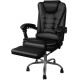 Office chair with footrest - black Malatec 23286 universal