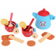 Wooden tea pastry set ZA4132