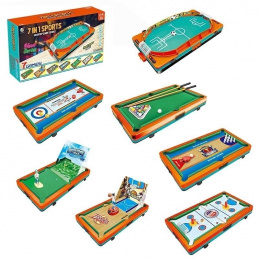 B7C3 SPORTS GAME SET 7-IN-1           FOOSBALL BILLIARDS HOCKEY