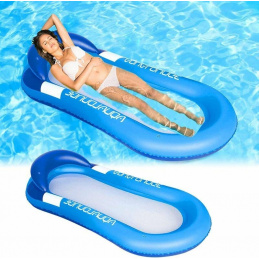P1J1 INFLATABLE MATTRESS BOAT WITH MESH AND HEADREST