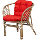 Aga Rattan set BAHAMA Grey Red