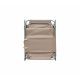 Aga Garden Reclining Lounger with Canopy Beige