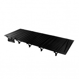 Aga Camping Folding Lounger Black