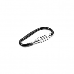 Aga Karabina with Combination Lock 9x4.8 cm Black