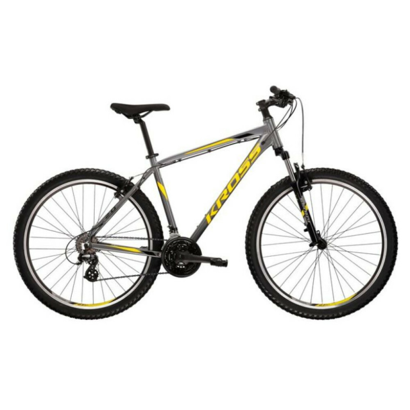 KROSS Men's Mountain Bike MTB HEXAGON 2.0 27.5" Gray