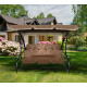 Aga Garden Swing 2in1 GRANDLUX XXL Light Brown