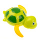 Wind-up water turtle for the bath Green