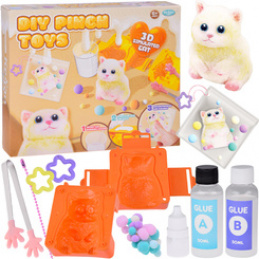 Creative set series: DIY SLIME CATS - stress-relief keychain ZA5983 universal