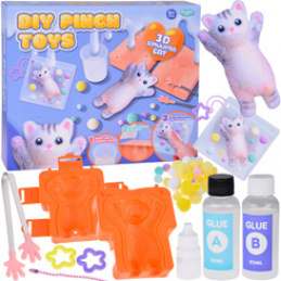 Creative set series: DIY SLIME CATS - stress-relief keychain ZA5984 universal