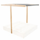 Aga Canopy for Children's Sandbox 120x120 cm Gray