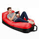 Aga Inflatable Lazy Bag 230x70 cm Black/Red