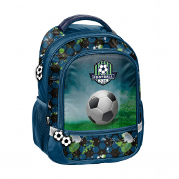 Paso School Backpack Two-Compartment Football