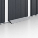 Aga Garden Shed 238x132x180 cm Dark Gray