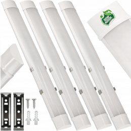 4X Surface Mounted LED Ceiling Light 150cm - 230V - 50W - IP20 - Neutral White