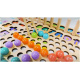 Wooden jigsaw with fish, numbers, circles ISO 17252