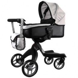 Large deep doll stroller ZA4544 Beige