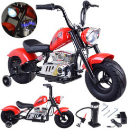 Electric Chopper Motorcycle with Battery for Children max 80 kg Handle PA0318 Universal