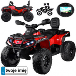 Children's two-seater quad bike on battery CAN-AM OUTLANDER 4x4 LED panel PA0326 universal