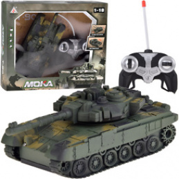 RC tank with remote control Rotating turret Lights Realistic sounds RC0728 universal