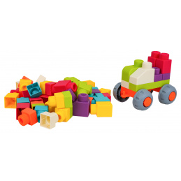 Set of Soft Blocks 60 pcs. + Backpack