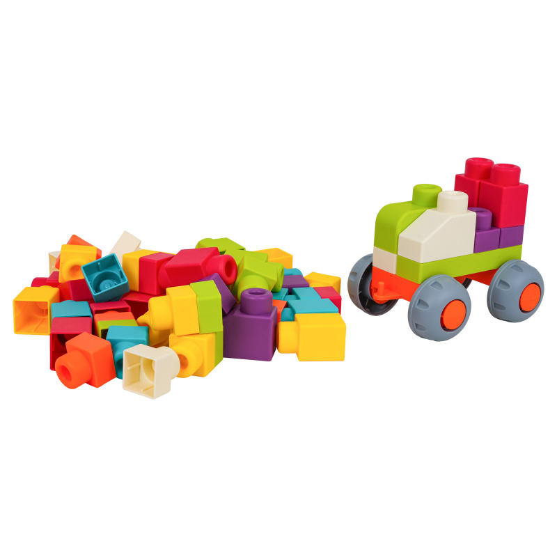 Set of Soft Blocks 60 pcs. + Backpack