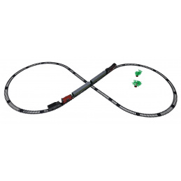 Retro train with light, sound, and smoke function 216 cm