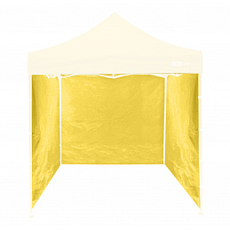 Aga Side walls to the sales stand 2x2m Yellow