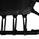 Aga FITNESS Trampoline 130 cm Black + handle