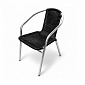 Aga Garden Chair RATAN Silver/Black