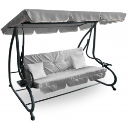 Aga Garden Swing 2in1 GRANDLUX XXL Light Grey