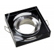 BERGE ceiling spot light BRG71002 tiltable - thick glass 2cm - square - black