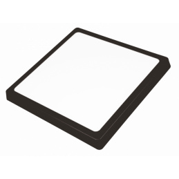 Surface-mounted LED panel 12W black - neutral white