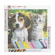 Diamond painting - Dog and cat H16215