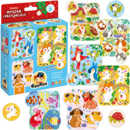 CzuCzu Puzzle Mouse and Friends - Jigsaw and Memory Game 2+ ZA5663 Universal