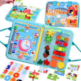 Montessori Manipulative Book - 28 Sensory Activities ZA5943 Universal