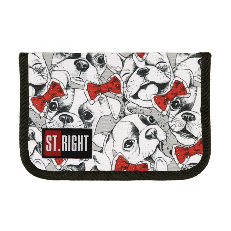 St.RIGHT One tier pencil case Puppies