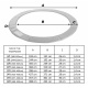 Aga Spring cover for trampoline 500 cm Tricolour