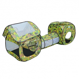 L44B1 CHILDREN'S TENT TUNNEL CAMOUFLAGE HOUSE