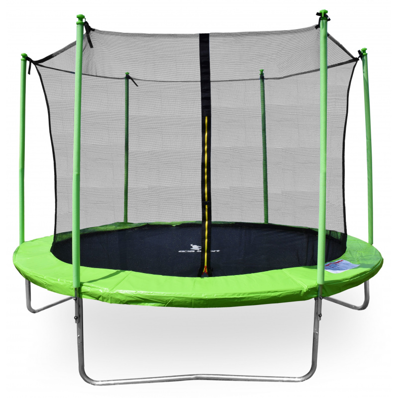 Aga SPORT FIT Trampoline 250 cm Light Green + inner protective net