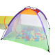 Kiduku Children's play tent with tunnel Green