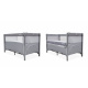 Aga4Kids Travel Cot MR6668 Grey