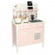 Wooden kitchen unit with pink flowers oven LULILO