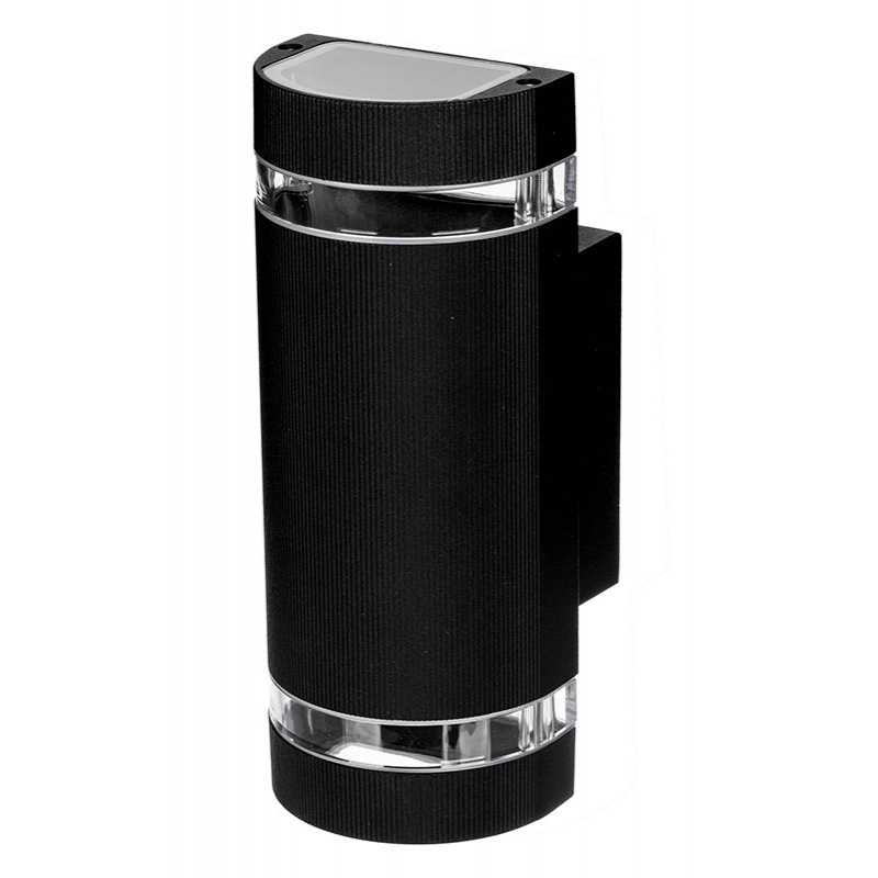 LED wall lamp black - 2 x GU10 - 230V - BRG2463