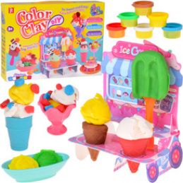 Create a creative dessert! Plasticine ICE CREAM SHOP + accessories ZA5711 universal