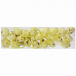 Quail eggs made of polystyrene, 20 pieces