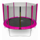 Aga SPORT TOP Trampoline 305 cm Pink + protective net