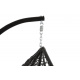 Aga Hanging Chair ORTA MR4200B-LG Black/Grey