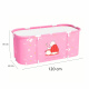 Aga Folding Portable Bathtub 115x60x50 cm Pink