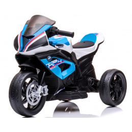 BMW HP4 motorcycle blue, motorcycle with a lithium-ion battery